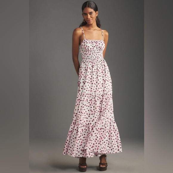 NWT Anthropologie hutch sleeveless square-neck a-line maxi dress. Size Medium - Picture 3 of 6